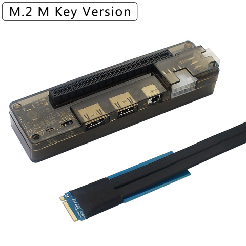 Внешняя независимая видеокарта M.2 M PCI-E для ноутбука EXP GDC, док-станция для ноутбука/PCIe, версия интерфейса M.2 M Key ► Фото 1/6