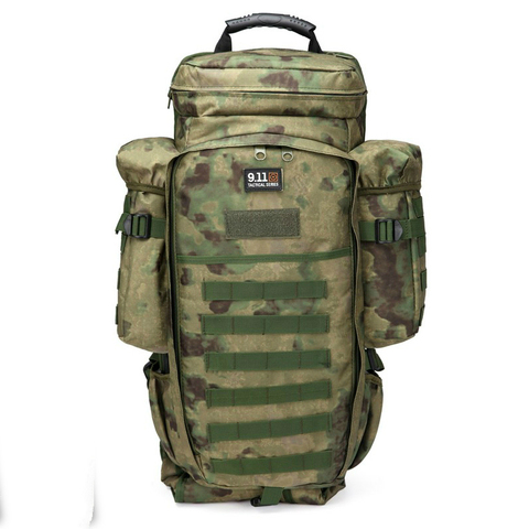 911 военный комбинированный рюкзак 60 л, вместительная многофункциональная винтовка, рюкзаки для мужчин, путешествия, треккинга, Тактический штурмовой рюкзак ► Фото 1/6
