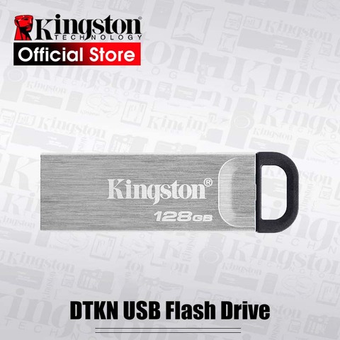 USB-флеш-накопитель Kingston DataTraveler Kyson, флеш-накопитель USB 3,2 Gen 1, DTKN, USB-накопитель, 32 ГБ, 64 ГБ, 128 ГБ, 256 ГБ, USB ► Фото 1/6