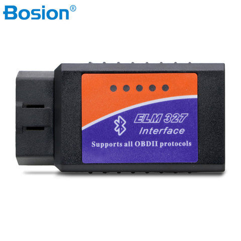 Bluetooth OBD2 Интерфейс Can-Bus сканер ELM 327 OBD II поддерживает систему Android/IOS/ПК OBD2 диагностический инструмент ► Фото 1/6