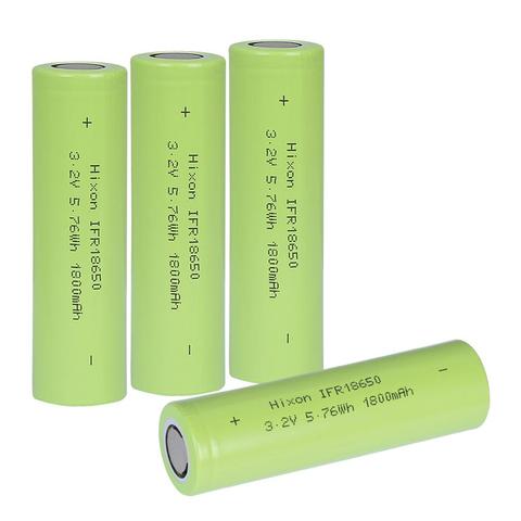 4 шт., перезаряжаемые батареи 1800 мАч IFR18650 LiFePO4 3,2 В с сертификацией UN und UL ► Фото 1/4