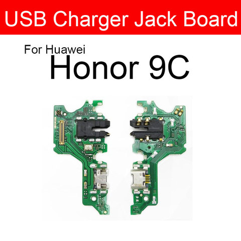 USB зарядное устройство для Huawei Honor 9C AKA-L29 Usb зарядный порт док-станция для зарядки с гибким кабелем и с гибкими резиновыми запасными запасных частей ► Фото 1/1