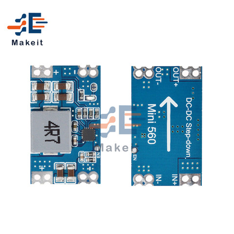 DC-DC Mini 560 Step Down модуль питания 5A Step-down источник стабилизированного напряжения Модуль платы преобразователя 3,3 5V 9V 12V ► Фото 1/6