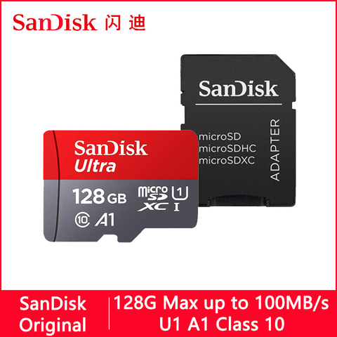 Карта памяти Sandisk Ultra для телефонов, карты памяти Micro SD, SD, TF, 16 Гб, 32 Гб, 64 Гб, 128 Гб, 256 Гб, 400 Гб ► Фото 1/6