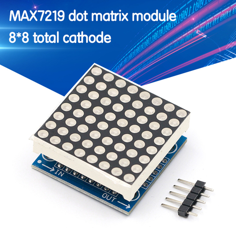 MAX7219 матричный модуль микроконтроллера модуль дисплея готовая продукция, может быть вместе для программирования arduino ► Фото 1/6