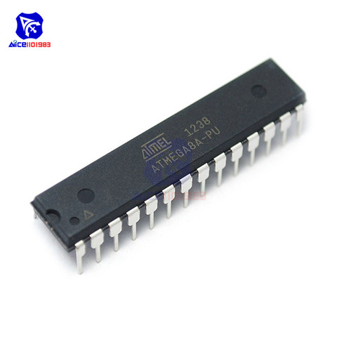 Diymore IC Chips ATMEGA8A-PU ATMEGA8A MEGA8A DIP-28 8-битные 8K байты, Встроенная Система Программируемой вспышки ATMEGA8, интегральная схема ► Фото 1/1