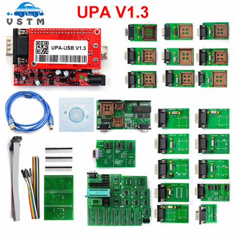 USB V1.3 последовательный программатор UPA USB адаптер V1.3 для настройки микрочипа ECU Eeprom и микрочипа, Полные Адаптеры ► Фото 1/6