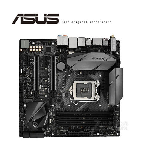 Для Asus ROG STRIX Z270G игровой оригинальный б/у Настольный Intel Z270 Z270M DDR4 материнская плата LGA 1151 i7/i5/i3 USB3.0 SATA3 ► Фото 1/1