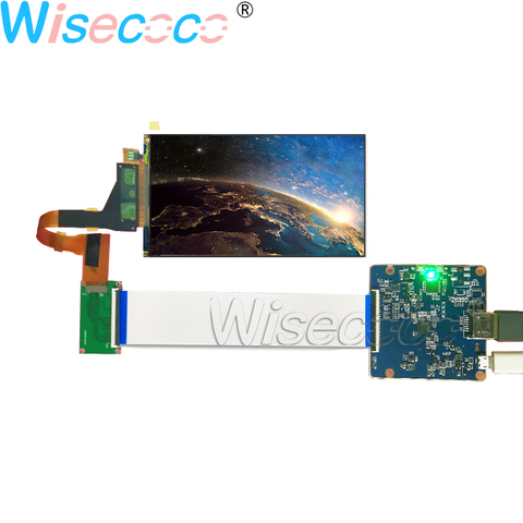 LS055R1SX03 Новый 5,5 дюймовый 2K IPS 1440x2560 ЖК-экран с платой контроллера MIPI для 3d принтера VR проектора ► Фото 1/6