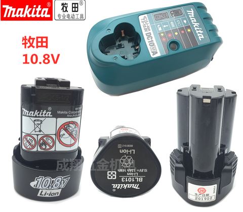 Зарядное устройство MAKITA DC10WA для аккумулятора BL1013 10,8 В DF030D DF330D TD090D HP330D HP330Z TD090DZ DT091Z UH200Z DF030DWE ► Фото 1/5