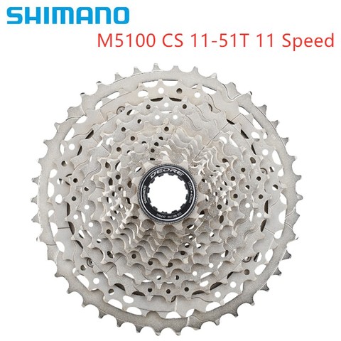 Кассета Shimano DEORE M5100 1-51T SLX m7000, 11 скоростей, 11-46t, для велосипеда, горного велосипеда, свободное колесо для GS SGS 11, строительная звезда ► Фото 1/6