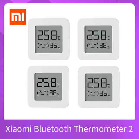 Bluetooth-термометр Xiaomi Mijia, 2022 дюйма, беспроводной умный электрический цифровой гигрометр, термометр, работает с приложением Mijia ► Фото 1/6