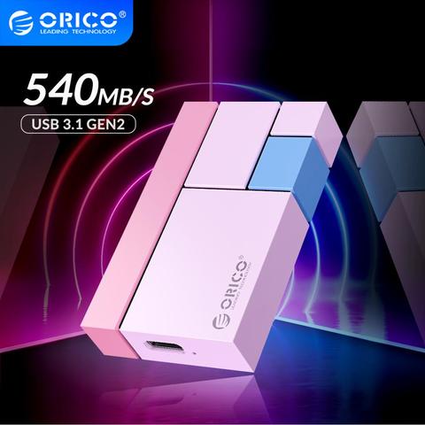 Внешний жесткий диск ORICO Chroma CN300, 1 ТБ, 500 Гб, 250 ГБ, Мини Портативный SSD Type-C 540 м/с внешний твердотельный накопитель, внешний SSD ► Фото 1/6