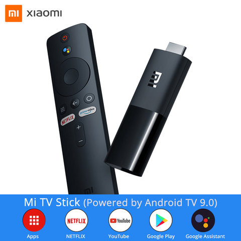 Xiaomi Mi TV Stick Android TV 9,0 1080P Dolby DTS декодирование аудио Wifi Google Assistant Chromecast Netflix Smart TV Box 1 ГБ 8 ГБ ► Фото 1/6