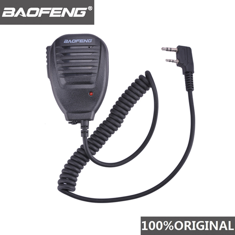 100% Оригинал BaoFeng иди и болтай Walkie Talkie 50 км микрофон Динамик для Baofeng UV-5R BF-888S для прослушивания радио Связь аксессуары ► Фото 1/6