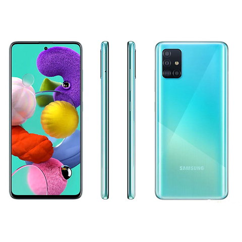 Оригинальный Samsung Galaxy A51 A515F/DSN мобильный телефон 4 ГБ ОЗУ 128 Гб ПЗУ Восьмиядерный 6,5 