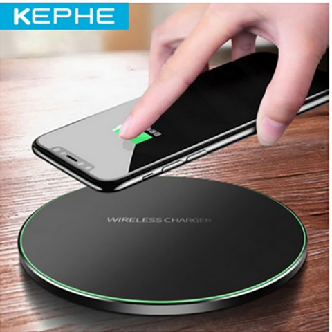 Быстрое беспроводное зарядное устройство KEPHE 20 вт для Samsung Galaxy S20 S9 + S8 Note 9, USB Qi зарядная площадка для iPhone 12 11 Pro XS Max XR X 8 Plus ► Фото 1/6