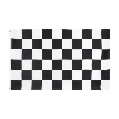Flaglink 3x5fts 90x150 см Черно-белый квадратный флаг для гонок ► Фото 1/6