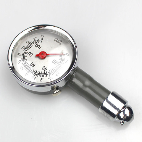 Металлический Автомобильный манометр автомобильный измеритель давления воздуха тестер диагностический инструмент для Jeep Bmw Fiat VW Ford Audi Honda Toyota ► Фото 1/6
