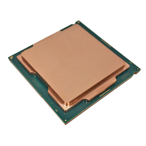 Устройство для открывания процессоров покрытие процессор Медь верхняя крышка для Intel i7 3770K 4790K 6700k 7700k 8700K 9900K 10900K ► Фото 1/6
