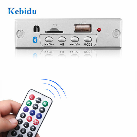 KEBIDU 5 в 12 В Bluetooth5.0 MP3 Decod плата модуль беспроводной Автомобильный USB MP3 плеер TF слот для карты/USB/FM радио модуль ► Фото 1/6