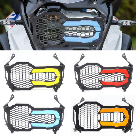 Защитная решетка для фар мотоцикла, защитный гриль для BMW R1200GS R1200 GS R1250GS LC Adventure ► Фото 1/6