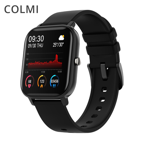 COLMI P8 1,4 дюйма Смарт-часы для мужчин с полным касанием фитнес-трекер кровяное давление умные часы для женщин GTS умные часы для Xiaomi ► Фото 1/6