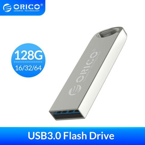 ORICO металлический USB флеш-накопитель USB3.0 128 Гб 64 ГБ 32 ГБ 16 ГБ флеш-карта памяти, Флеш накопитель USB флешка водонепроницаемый металлический memoria... ► Фото 1/6