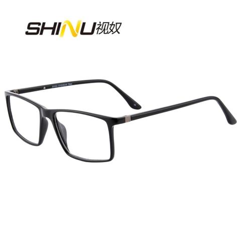 SHINU, прогрессивные, Мультифокальные очки для чтения, для мужчин и женщин, tr90, оптическая оправа, очки по рецепту, cr39, линзы из смолы, очки для чтения ► Фото 1/1