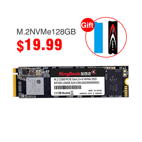 KingBank SSD m2 NVME SSD 1 ТБ 512 ГБ 256 ГБ 128 M.2 SSD PCIE nvme Внутренний твердотельный жесткий диск для ноутбука Настольный MSI Asrock ► Фото 1/6