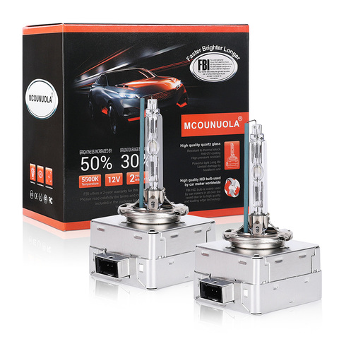 Ксеноновая лампа D1S/D1R/D2S/D2R/D3S/D4S/D4R HID, 12 В, 35 Вт, 4300K, 5500K, 8000K, для Audi, Volkswagen, Skoda Seat, 2 шт. ► Фото 1/6