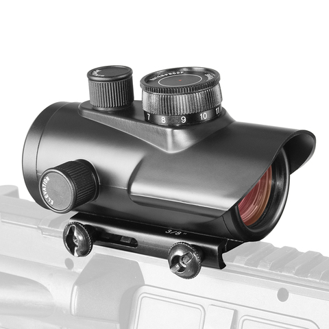 Оптический прицел Docter Red Dot Sight 1x30 мм голографический 11 мм и 20 мм крепление планки Вивера для тактической охотничьей оптики 5-0040 ► Фото 1/6