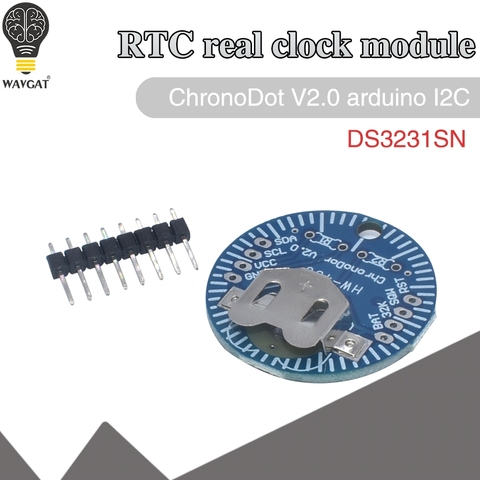 Модуль часов в режиме реального времени RTC, модуль DS3231SN с хронодотом V2.0 I2C для памяти Arduino, модуль DS3231 ► Фото 1/6
