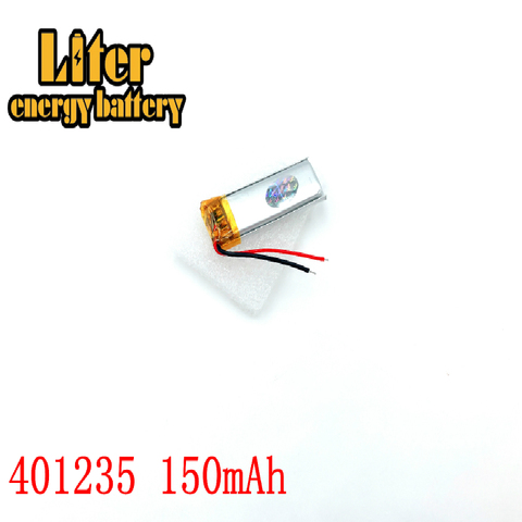 390836 401035 401235 полимерная литиевая батарея 3,7 в 390836 150 мАч Bluetooth гарнитура перезаряжаемая литий-ионная батарея ► Фото 1/3
