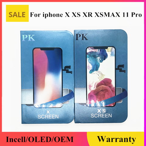 ZY GX JK OLED Incell Pantalla ЖК- дисплей для iphone X дисплей OLED дисплей сенсорный экран дигитайзер сборка для iphone XS XR 11 ЖК ► Фото 1/6