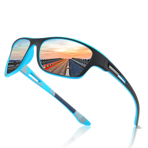 Мужские поляризованные солнцезащитные очки для рыбалки, мужские солнцезащитные очки для вождения на открытом воздухе, мужские дорожные оч... ► Фото 1/6