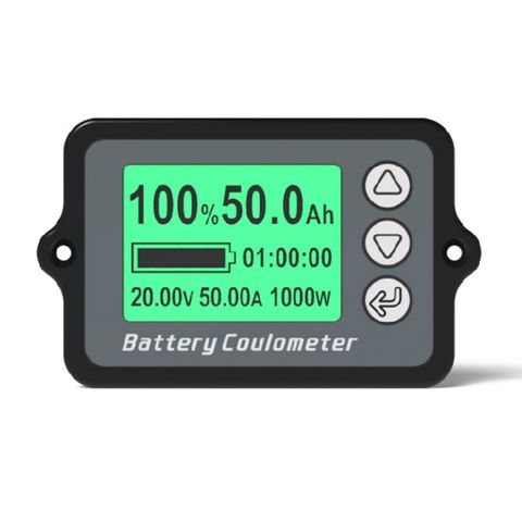 Измеритель емкости батареи с ЖК-дисплеем, измеритель емкости литиевой батареи 50A/100A ► Фото 1/6