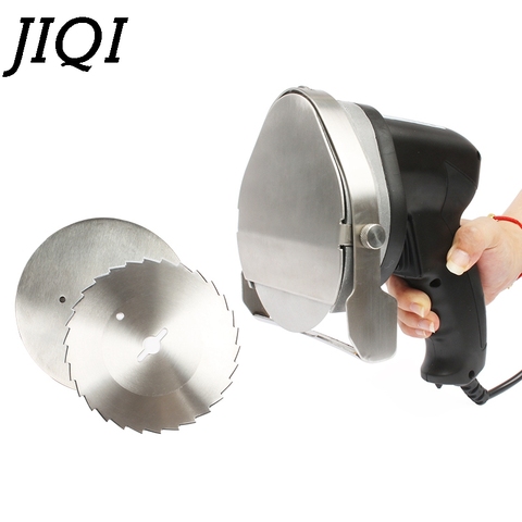 JIQI Электрический слайсер для кебаба нож для шаурмы ручной аппарат для резки мяса Гироскопический нож 220-240 в 110 В два лезвия ► Фото 1/6