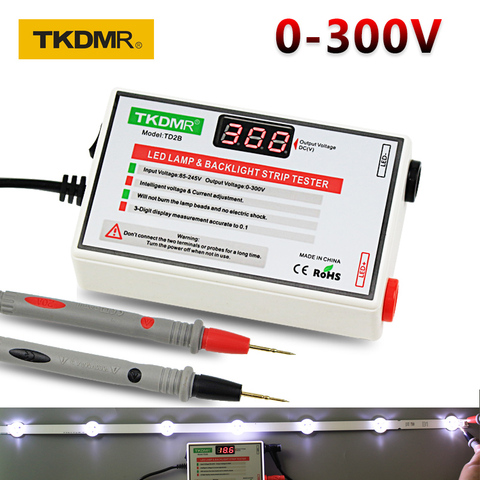 TKDMR Новый светодиодный тестовый er 0-300V выход СВЕТОДИОДНЫЙ ТВ ПОДСВЕТКА тестовый er многоцелевой светодиодный тест-полоски бусины измеритель... ► Фото 1/6