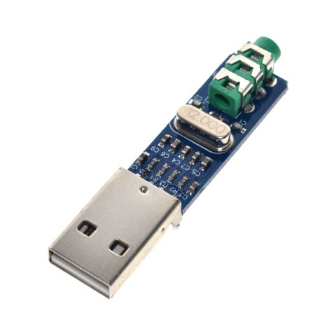 Suq 5 в Mini PCM2704 USB DAC HIFI USB звуковая карта USB Power DAC декодер, модуль платы для Arduino Raspberry Pi 16 бит. ► Фото 1/5