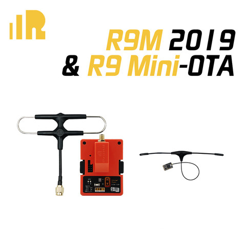 FrSky R9M 2022 Модуль и R9MM R9Mini R9 Slim + OTA приемник с установленной антенной Super 8 и T ► Фото 1/5