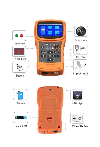 [Подлинный] спутниковый Finder Meter satlink 6933 с 2,1-дюймовым ЖК-дисплеем, FTA C & KU, спутниковый Finder Meter, satlink, satlink, 1, 5, 5, 4, 4, 4, 4, 4, 4, 4, 5 дюймов ► Фото 1/6