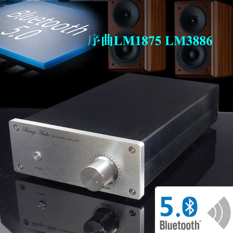 Усилитель мощности KYYSLB, 220 В, 68 Вт * 2 CSRQCC3008, Bluetooth 5,0, LM1875, LM3886, 2 канала HIFI, 30 Вт * 2 LM1875, LM3886, 4-8 евро ► Фото 1/6