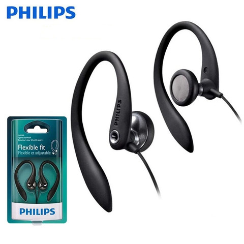 Philips SHS3305 наушники с крючком, спортивные наушники, гарнитуры для Samsung, Huawei, Xiaomi, IOS/Android, смартфон, поддержка официальных тестов ► Фото 1/6