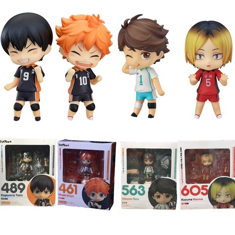 Аниме фигурки Haikyu Hinata Shoyo #461 Kageyama Tobio #489 Oikawa Tooru #563 Kozume Kenma #605 милые спортивные детские игрушки куклы ► Фото 1/6