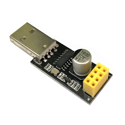 Программатор ESP01, адаптер UART GPIO0 ESP-01 Adaptaterr ESP8266 USB в ESP8266, последовательный беспроводной модуль Wi-Fi разработчика платы ► Фото 1/3