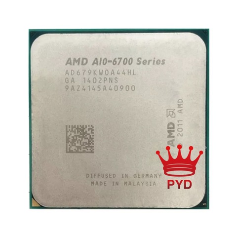 AMD A10-Series A10-6790K A10 6790 k 4,0 ГГц Quad-Core Процессор процессор AD679KWOA44HL гнездо FM2 ► Фото 1/1