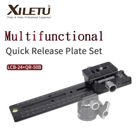 XILETU LCB-24B Track Dolly Slider фокусировочная фокусировка рельса слайдер & зажим и QR пластина подходит Arca Swiss для DSLR камеры Canon ► Фото 1/6