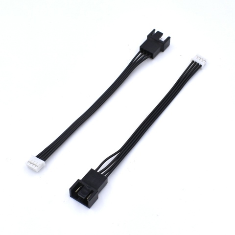 10 см PWM mini 4pin вентилятор к mirco 4pin адаптер питания черный кабель для видеокарты VGA видеокарты ► Фото 1/3