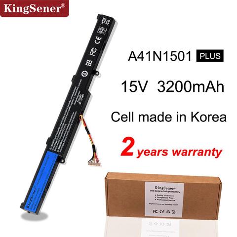 Аккумулятор KingSener в Корейском стиле, аккумулятор A41N1501 для ASUS GL752JW GL752 GL752VL GL752VW N552 N552V N552VW N752 N752V N752VW N752VX A41LK9H ► Фото 1/6